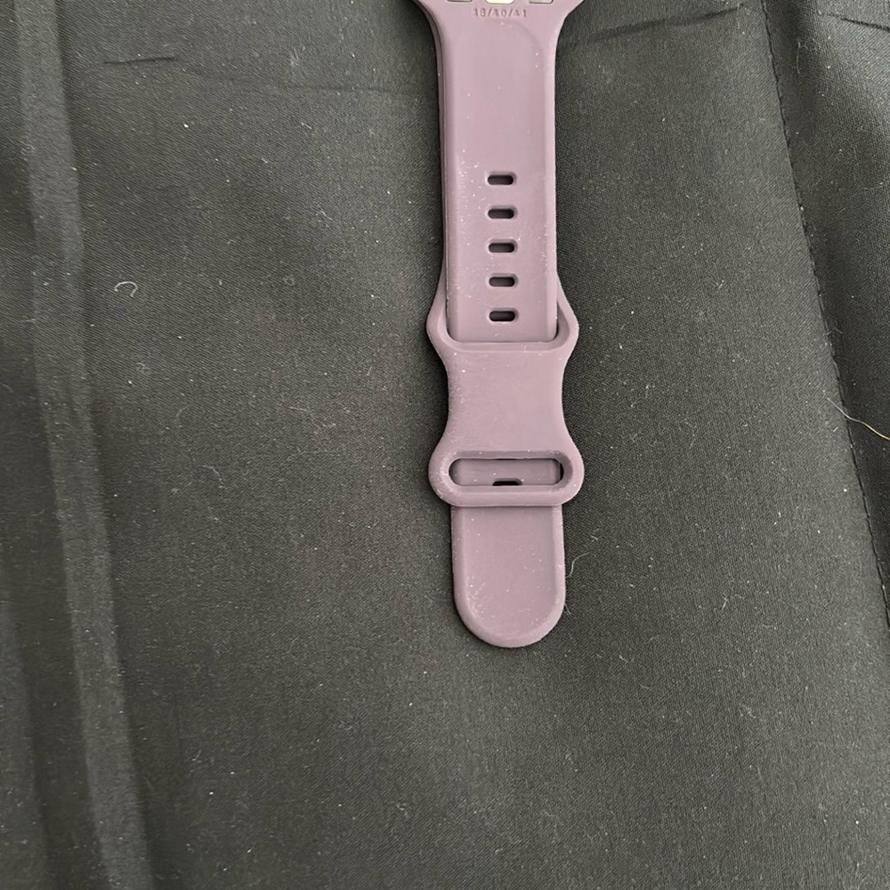 Apple Purple Silicone Sports Watch Band